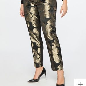 Eloquii Kady Brocade Metallic Pants